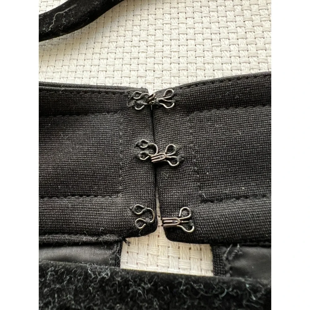 Trina‎ Turk Black Halter Neck Drop Waist Pocket Cocktail Dress Size 10